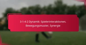 Read more about the article 3-1-4-2 Dynamik: Spielerinteraktionen, Bewegungsmuster, Synergie