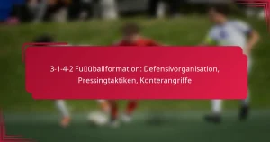 Read more about the article 3-1-4-2 Fußballformation: Defensivorganisation, Pressingtaktiken, Konterangriffe