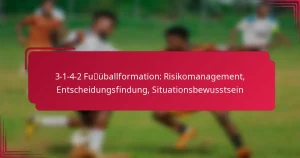 Read more about the article 3-1-4-2 Fußballformation: Risikomanagement, Entscheidungsfindung, Situationsbewusstsein