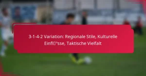 Read more about the article 3-1-4-2 Variation: Regionale Stile, Kulturelle Einflüsse, Taktische Vielfalt