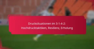 Read more about the article Drucksituationen im 3-1-4-2: Hochdrucktaktiken, Resilienz, Erholung