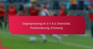 Read more about the article Gegenpressing im 3-1-4-2: Intensität, Positionierung, Erholung