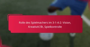 Read more about the article Rolle des Spielmachers im 3-1-4-2: Vision, Kreativität, Spielkontrolle