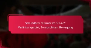 Read more about the article Sekundärer Stürmer im 3-1-4-2: Verlinkungsspiel, Torabschluss, Bewegung
