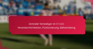 Read more about the article Zentraler Verteidiger im 3-1-4-2: Verantwortlichkeiten, Positionierung, Ballverteilung